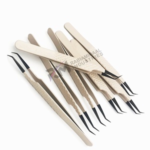 แหนบต่อขนตา RMI Professional Black Plasma Tip สีนู้ด คุณภาพสูง ผลิตจากสแตนเลสสตีล ป้องกันแม่เหล็ก - Product Image 5