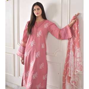 Beau haut et bas pour femmes avec Dupatta fantaisie pour les fêtes - Product Image 4