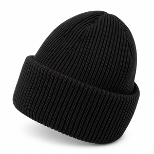 Custom Streetwear Fashion Beanie Unisex Knitted Winter <b>Hat</b> Embroidered Logo Acrylic Cuffed Skull <b>Cap</b> OEM ODM - Product Image 1