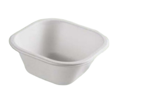 Exclusive biodegradable 120ml square bagasse bowl disposable 4oz soup dona cup catering party food <b>container</b> - Product Image 2