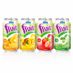 Jugo de Frutas Natural al Por Mayor de 330 ml, Bebida Enlatada de Naranja, Mango, Fresa y Manzana, Fabricante OEM de Vietnam - Product Image 1