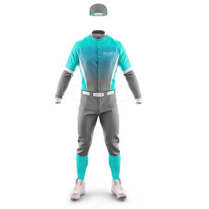 Custom Baseball Uniform Set Sublimated Jersey and Pants Breathable Teamwear OEM Manufacturer - Product Image 6
