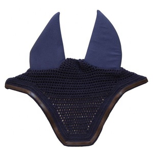Customized Design Horse Fly Veil/Ear <b>Bonnet</b> Horse Riding Products High Quality Horse Products Ear Fly Veil With Your Brand Logo - Product Image 1