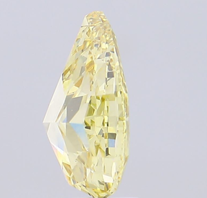 Diamante Cultivado en Laboratorio con Certificación IGI, 4.65 CT, Corte Pera Modificado, Color Amarillo Intenso Fantasía, Claridad VS1, CVD LG 642429218, ROYAL GEMS - Product Image 4