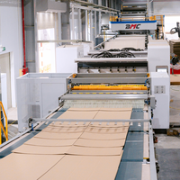 Máquina corrugada de alta calidad, línea de producción de cartón corrugado de 3 5 7 capas completamente automática
