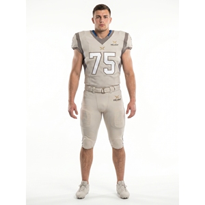 Ensemble de t-shirts personnalisés pour hommes, vêtements d'équipe de football américain en polyester et élasthanne, avec étiquette privée OEM - Product Image 1