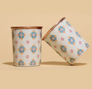 Vaso de Agua de Cobre Meadow Bloom con Diseño Floral Inspirado en la Naturaleza, Vaso Decorativo para Bebidas, Vajilla Decorativa, Regalo, Colección para Exportación al por Mayor - Product Image 3