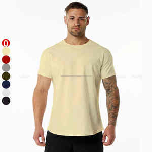 Suctom hommes t-shirt à manches courtes de haute qualité personnalisé Street Style Gym Fitness entraînement t-shirt pour hommes - Product Image 6