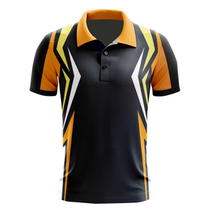 Camisetas de Golf para Hombre, Manga Corta, Secado Rápido, Transpirables, Personalizadas con Impresión Digital, Jersey de Fútbol Sólido, Ropa Deportiva de Equipo, Tejido de Punto, Formal - Product Image 1