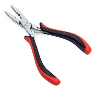 Pinzas para Extensiones de Cabello de Acero Inoxidable Plateado, Herramienta Profesional Multiusos para Extensiones de Cabello, Duradera, para Salón de Belleza - Product Image 1
