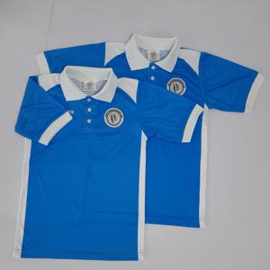 Polo personnalisé pour homme bleu royal |   Vêtements de sport d'équipe avec panneaux contrastés blancs |   T-shirt de golf décontracté à manches courtes, vente en gros de vêtements - Product Image 6