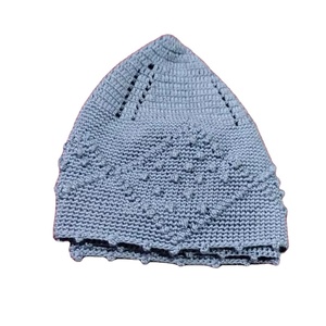 หมวกมุสลิม kufi ผ้านิ่มนิ่มนิ่มสำหรับมุสลิมหมวกมุสลิมปักลาย - Product Image 6