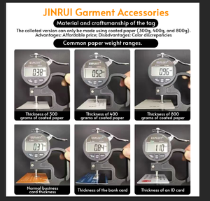 ป้ายราคา ป้ายแบรนด์ ป้ายแขวนเสื้อผ้า ป้ายรองเท้า ป้ายกระเป๋า พิมพ์โลโก้ตามสั่ง หรูหรา สำหรับเสื้อผ้า เครื่องแต่งกาย รองเท้า  ออกแบบฟรี - Product Image 5