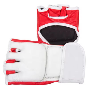 Guantes de Boxeo Profesionales de Medio Dedo, de Cuero PU, para Entrenamiento de Artes Marciales Mixtas, Karate, Muay Thai, Grappling y Sparring - Product Image 5