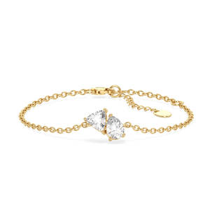 REYES, Nuevo Brazalete con Diamantes Cultivados en Laboratorio de 1.6Ct, Oro Blanco de 14K, Elegante Regalo de Cumpleaños, Joyería Fina para Mujeres y Hombres - Product Image 6