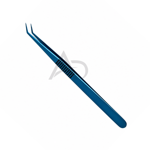 Pince à épiler pour extensions de cils en acier inoxydable avec pointe en fibre, prise en main solide, légère, impression de logo personnalisée, pince à épiler professionnelle pour cils - Product Image 3