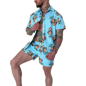 Custom <b>Men's</b> Skull Pineapple Swim Shorts Quick Dry Beach Shorts Funny Printed Swim <b>Trunks</b> OEM ODM Swimwear Manufacturer - Product Image 3