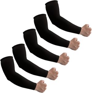 Manchon de bras personnalisé avec logo imprimé par sublimation, protection UV, couleur unie, pour sports, conduite, baseball, course à pied, cyclisme - Product Image 5