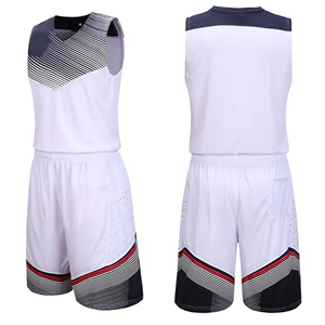 Tenues de basketball professionnelles, kit d'équipe de basketball, maillot respirant en mesh à séchage rapide, design personnalisé - Product Image 5