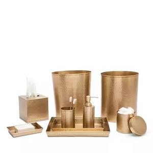 Juego de Accesorios de Baño de Metal: Portarrollos de Papel Higiénico, Dispensador de Jabón, Portacepillos de Dientes, Cubo de Basura - Product Image 4