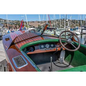 Barco Runabout Clásico de Madera Garwood Speedster de 16 Pies, Hecho a Mano, para Deporte y Ocio - Product Image 3