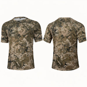 เสื้อยืดลายพรางสำหรับล่าสัตว์ ผ้าแคนวาสผสมโพลีเอสเตอร์ ระบายอากาศได้ดี แห้งเร็ว น้ำหนักเบา เหมาะสำหรับกิจกรรมกลางแจ้ง เสื้อผ้าผู้ชายสำหรับฤดูใบไม้ร่วง - Product Image 2