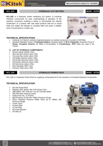 Unidad de Potencia Hidráulica Eléctrica KITEK KCL-22B con Construcción Metálica - Product Image 1