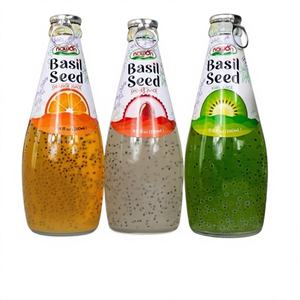 Jus de mangue, fruit de la passion, corossol et grenade en purée, certifié ISO, bouteille en verre de 290 ml, origine Vietnam, échantillon gratuit - Product Image 1