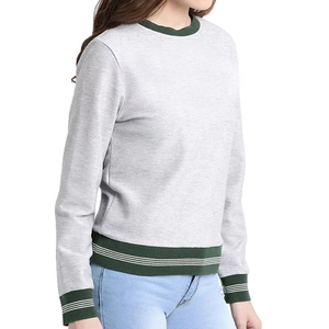 Latest Style High Quality Printed Fleece Full Sleeve Length Customized 2026 Winter Fashionable Women's Sweatshirts Front Logo - Product Image 3