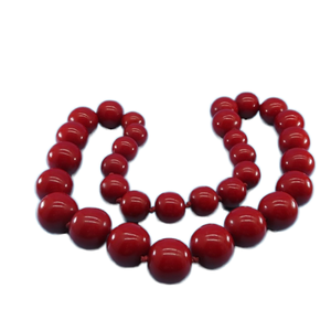 Collier de plage unisexe en résine plaqué argent, motif floral coloré, nouvelle collection, modèle 1212 - Product Image 3