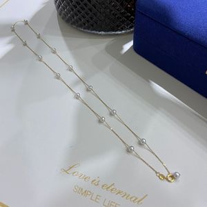 Collier en perles d'eau douce de coquille de cheval exquises de Zhuji, style cool sans collision de clavicule, doux et immaculé, de niche - Product Image 4