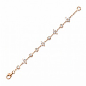 Bracelet en or massif 18 carats pour femme, diamants taille brillant ronds, couleur G naturelle, style classique, à porter au quotidien - Product Image 5