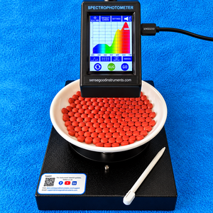 Espectrofotómetro de Color de Sobremesa con Plataforma Giratoria para Muestras, 400–700nm, 1nm, Colorímetro de Alta Precisión para Polvo y Sólidos - Product Image 1