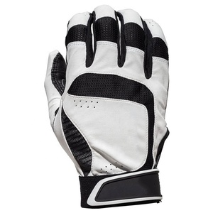 Gants de frappeur de baseball/softball personnalisés, antidérapants, en polyester/cuir PU, logo personnalisé, taille adulte unisexe, vente en gros - Product Image 4
