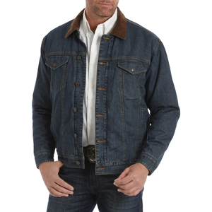 Veste en jean déchirée pour homme, style urbain décontracté, vêtement d'extérieur tendance pour les activités de plein air - Product Image 1