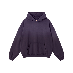 Sudadera Unisex con Efecto Deslavado y Mezcla de Algodón Grueso para un Estilo Urbano Informal y Cómodo para Uso Diario - Product Image 6
