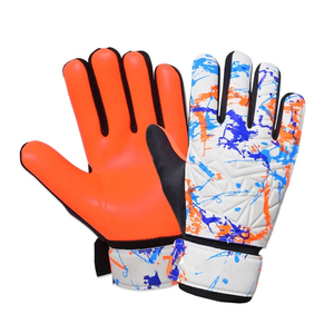 Gants de gardien de but de football avec paume en latex allemand personnalisée, forte adhérence, protection des doigts, pour match de football - Product Image 1