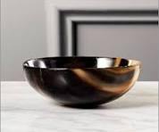 Tazón de Cuerno de Búfalo Hecho a Mano de Alta Calidad para Servir Ensaladas, Arroz y Otros Alimentos, Vajilla Rústica para Decoración de Mesa de Cocina, Disponible a Precio de Mercado - Product Image 2