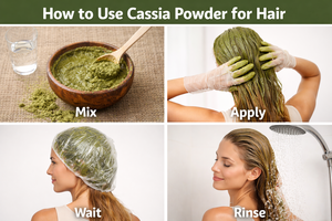 Polvo Herbal de Cassia Obovata (Henna Neutral) Acondicionador Nutritivo para el Tratamiento del Cabello - Product Image 4