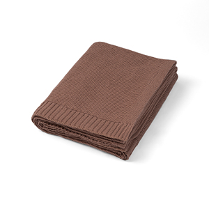 Eco-Friendly <b>Knitted</b> Baby Blanket 100% Cotton Solid Color Cute Style Custom <b>Throw</b> Blanket for Newborn Sleeping Gift Spring OEM - Product Image 1