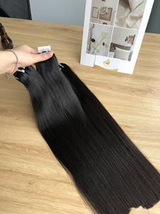 Cheveux Remy Vietnamiens Bruts Pleins avec Cuticules Intactes Volume Supplémentaire Os Droit Super Double Cheveux Dessinés du Vietnam - Product Image 4