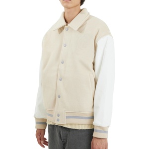 Veste universitaire en laine respirante sublimée personnalisée en gros, légère, personnalisable avec n'importe quel motif - Product Image 4