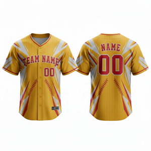 Camiseta de Béisbol Personalizada con Impresión a Medida, Ropa Deportiva Ligera para Entrenamiento y Partidos - Product Image 6