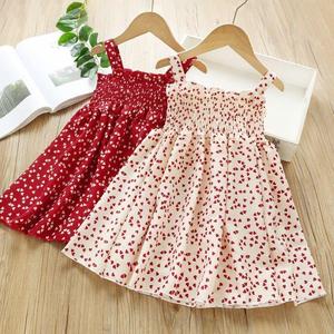 Vestidos Formales de Gasa y Algodón para Niñas, Vestidos de Verano para Fiestas Infantiles, Atuendo de Princesa a la Moda con Estampado Floral - Product Image 6