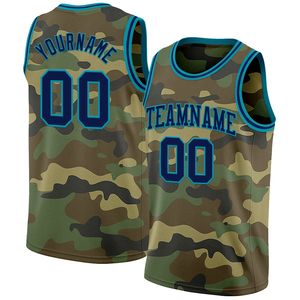 Ensemble de maillots de basket-ball camouflage OEM, logo personnalisé sur le devant, maille respirante, antibactérien, 100% polyester, sans manches, entraînement sportif - Product Image 5