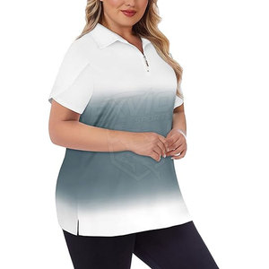 Camisetas Polo Extra Grandes de Nuevo Diseño 2026 para Mujer, Camisetas Polo Extra Grandes Personalizadas para Mujer a Bajo Precio - Product Image 4
