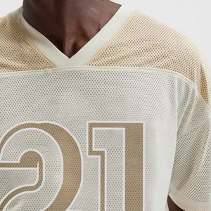 เสื้อกีฬาแฟนคลับแบบปรับแต่งได้สำหรับผู้ใหญ่ ยูนิเซ็กซ์ พิมพ์ชื่อทีม แขนสั้น โพลีเอสเตอร์ 100% พิมพ์ลายดิจิทัล ระบายอากาศได้ดี แห้งเร็ว ป้องกันรังสียูวี - Product Image 4