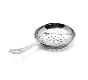 Colador Julep Clásico Ecológico de Acero Inoxidable Plateado, Utensilios de Bar con Acabado Espejo, Cuchara Filtradora - Product Image 1