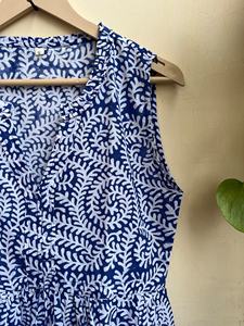 Vestido estampado a mano de moda 2026, túnicas indias, vestido largo de algodón indio, vestido de algodón indio a precio de fábrica - Product Image 3