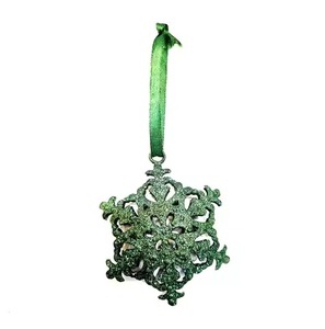 Christmas Hanging Metal Star Ornament <b>Blue</b> <b>Glitter</b> Decoration for Tree Home Party Holiday Decor Gift Piece Hanging Pendant - Product Image 6